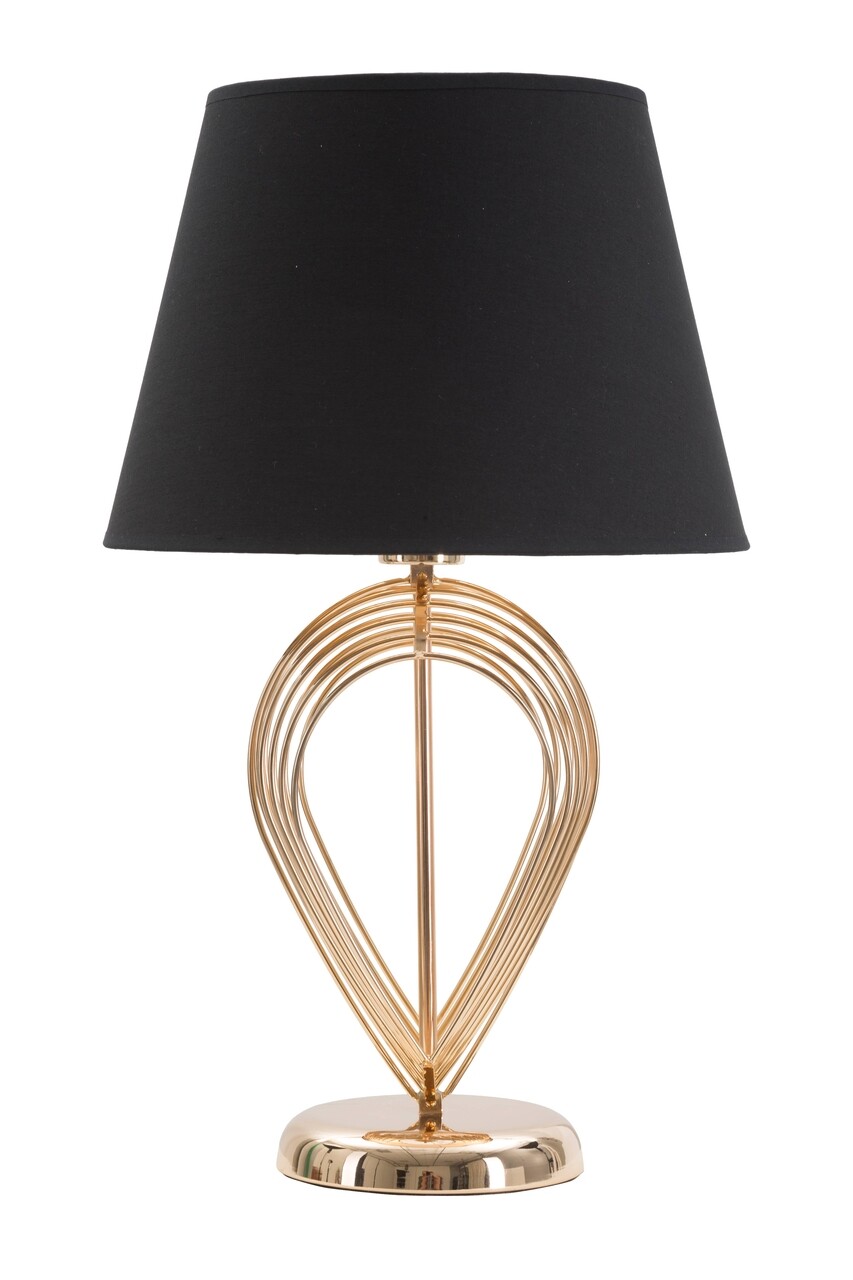 Lampa de masa Maxt, Mauro Ferretti, 32.5x53.5 cm, fier, auriu/negru - imagine 7